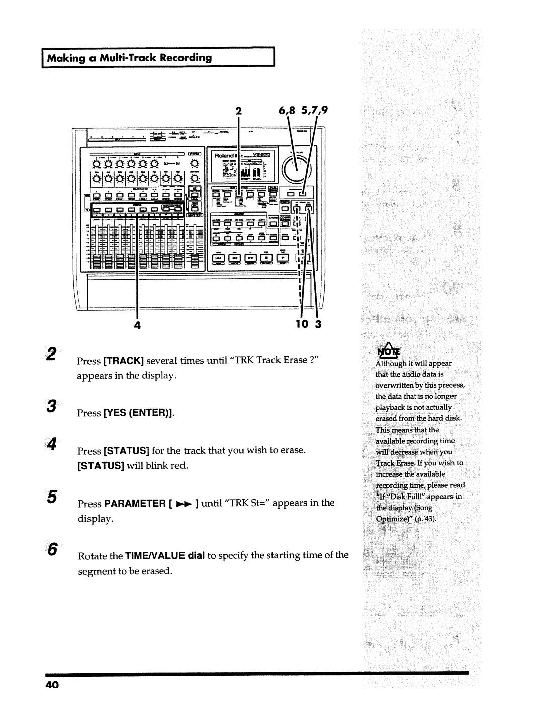 Roland VS-890 manual 