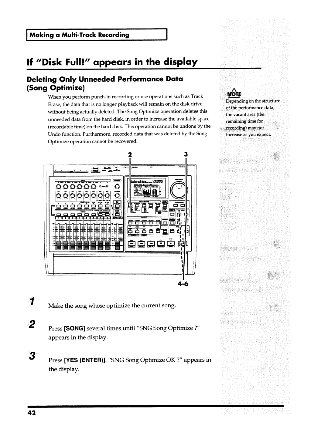 Roland VS-890 manual 