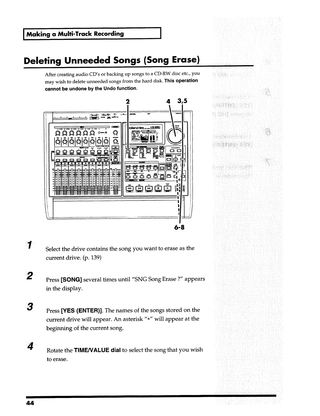 Roland VS-890 manual 