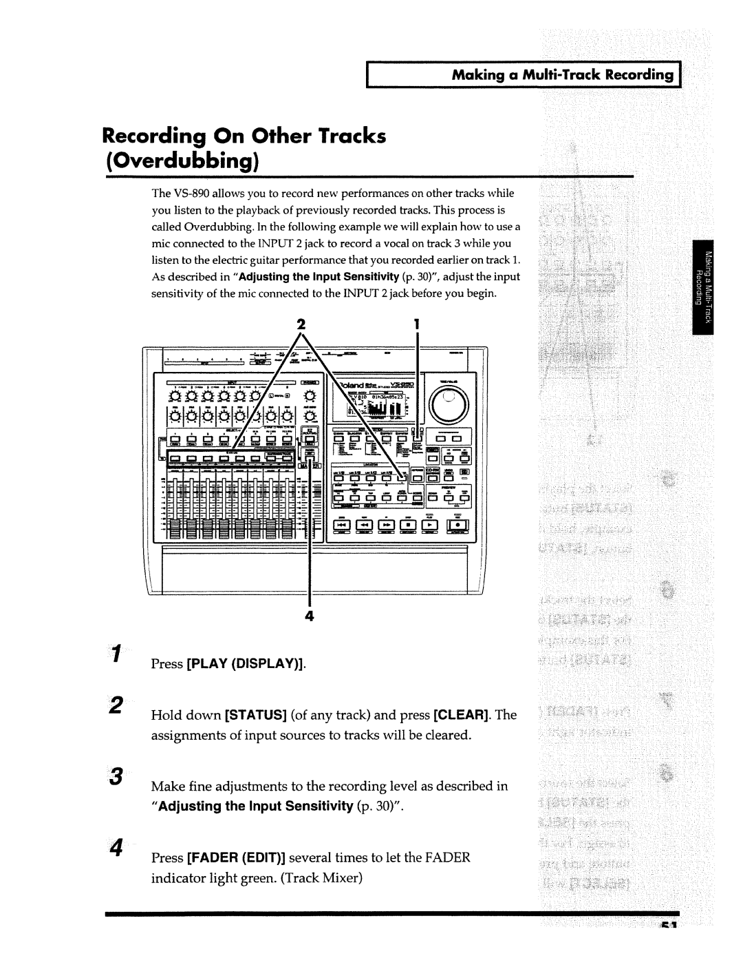 Roland VS-890 manual 