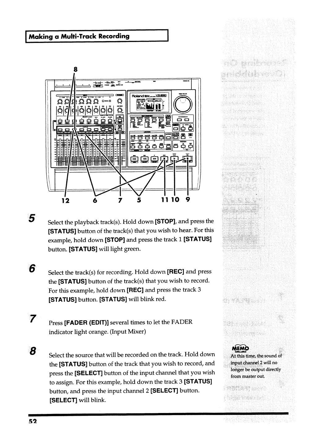 Roland VS-890 manual 