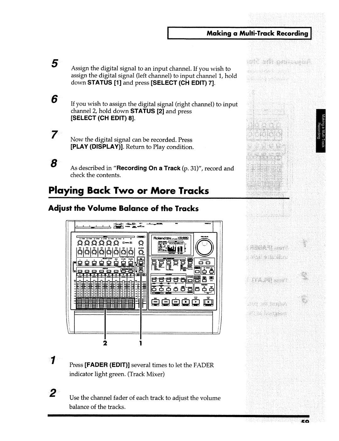 Roland VS-890 manual 