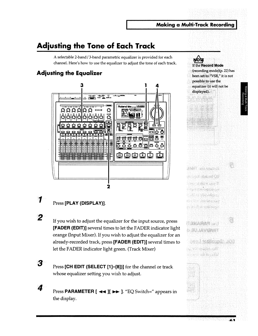 Roland VS-890 manual 