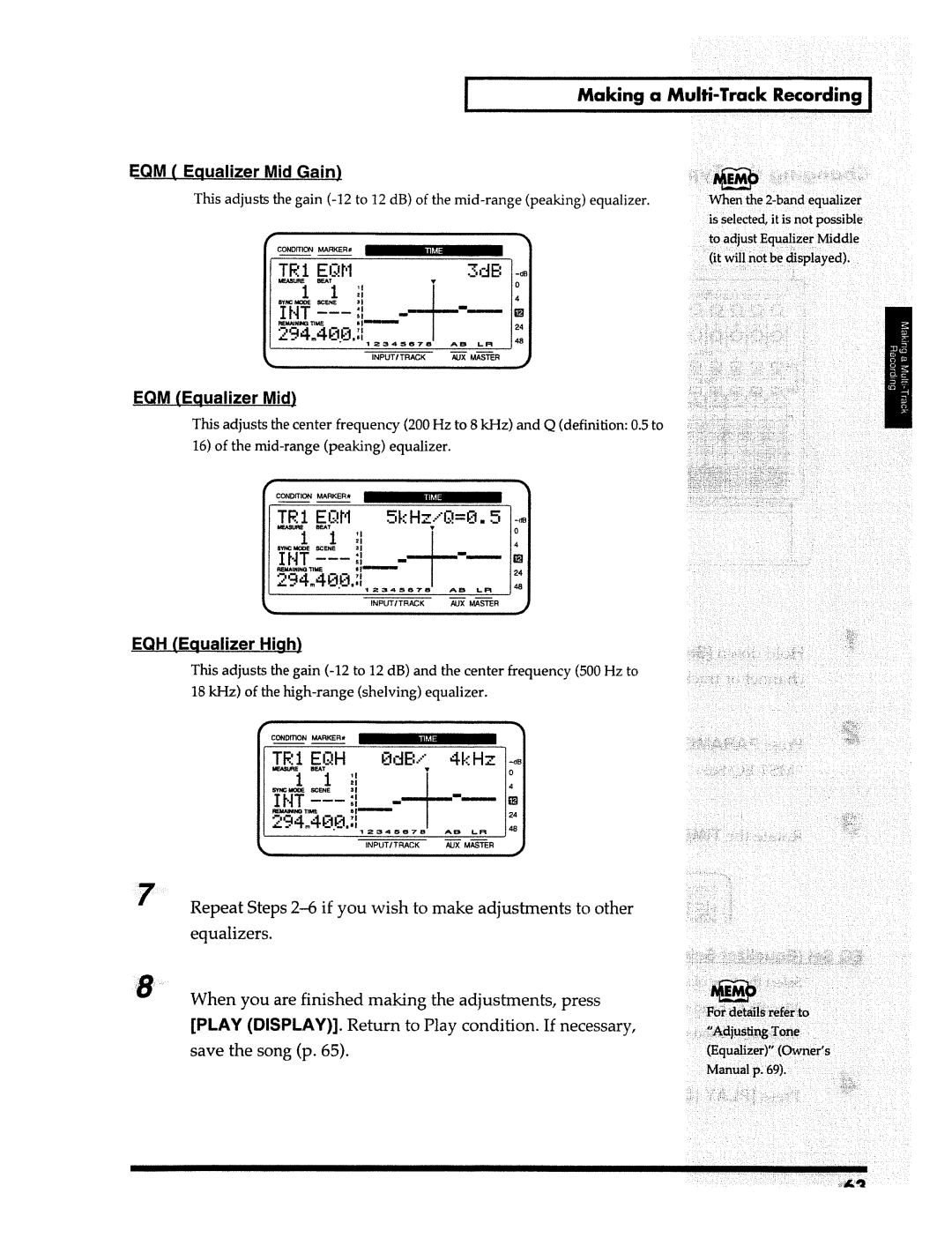 Roland VS-890 manual 