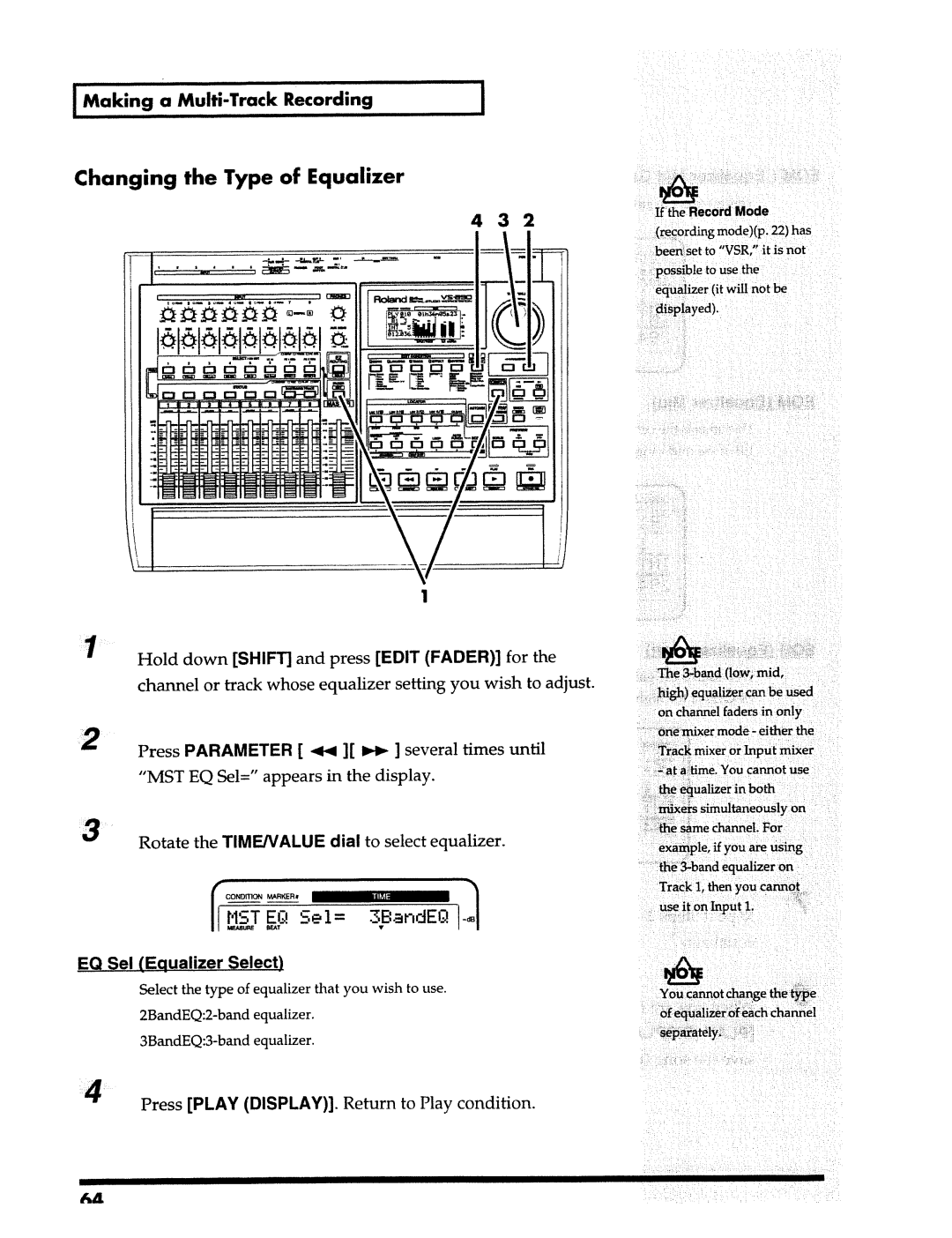 Roland VS-890 manual 