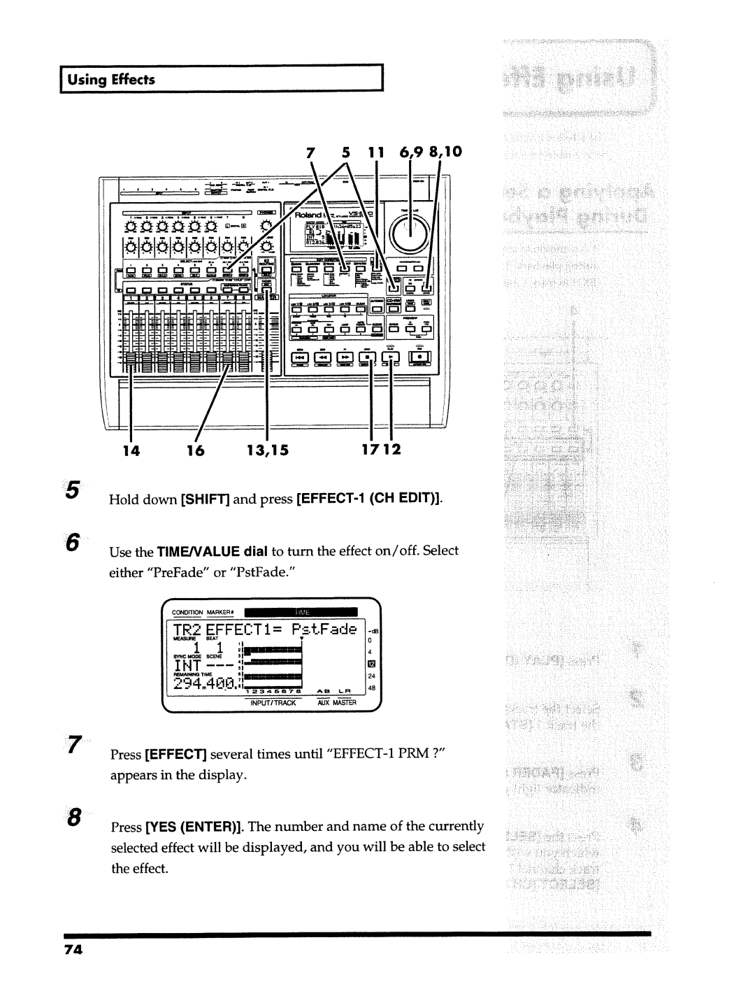 Roland VS-890 manual 