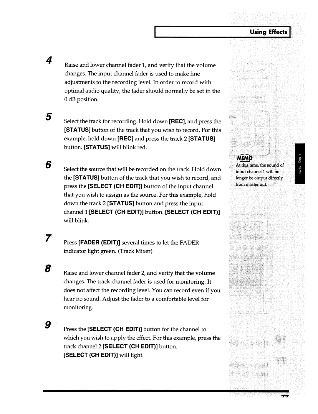 Roland VS-890 manual 