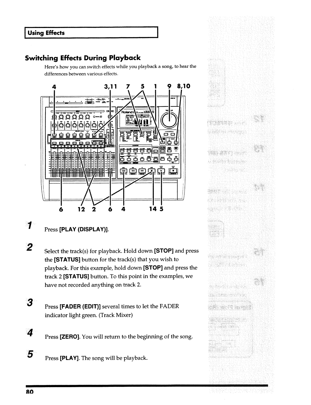 Roland VS-890 manual 