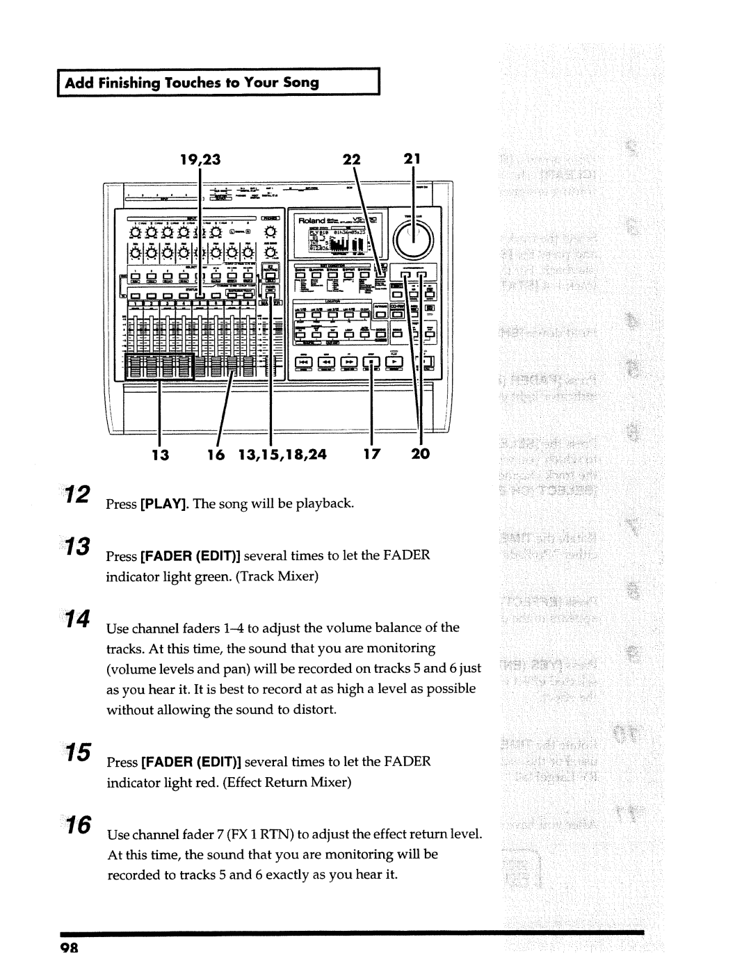 Roland VS-890 manual 