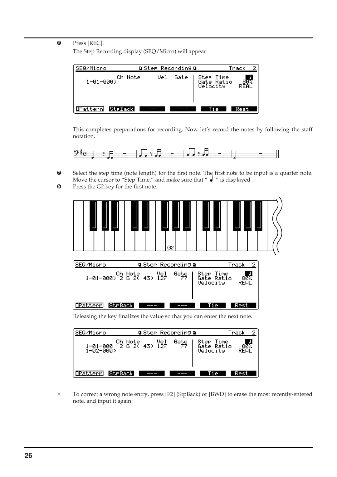 Roland XP-80 quick start 