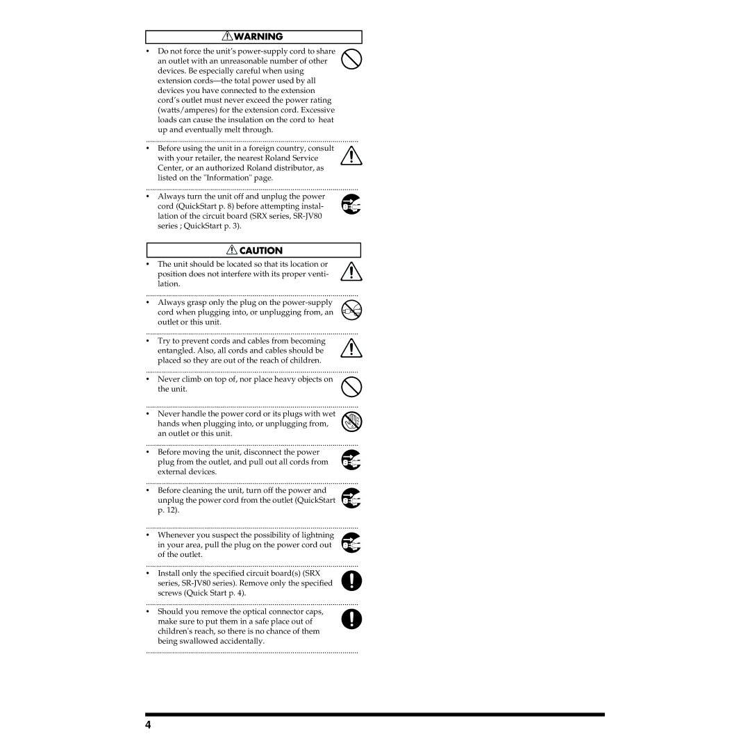 Roland XV-5080 owner manual 