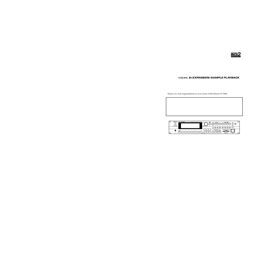 Roland XV-5080 owner manual Creating Patches 