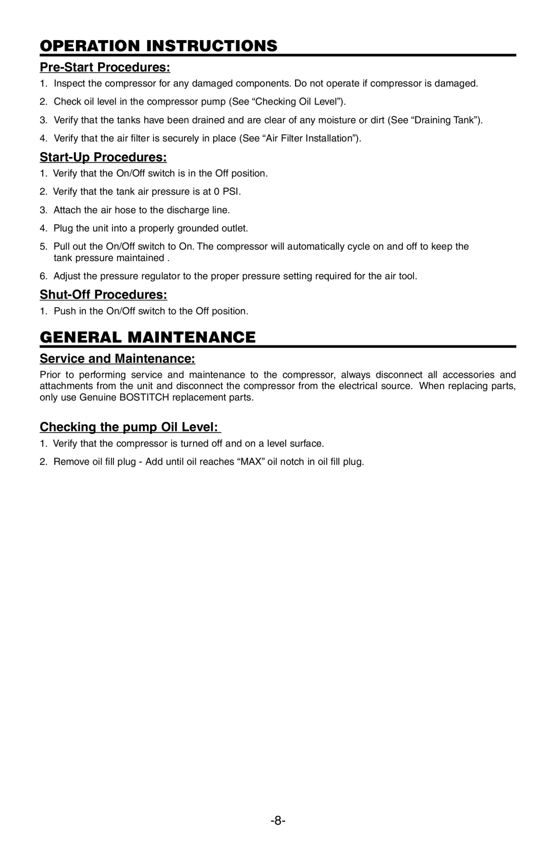 Rollei CWC200ST manual Operation Instructions, General Maintenance 