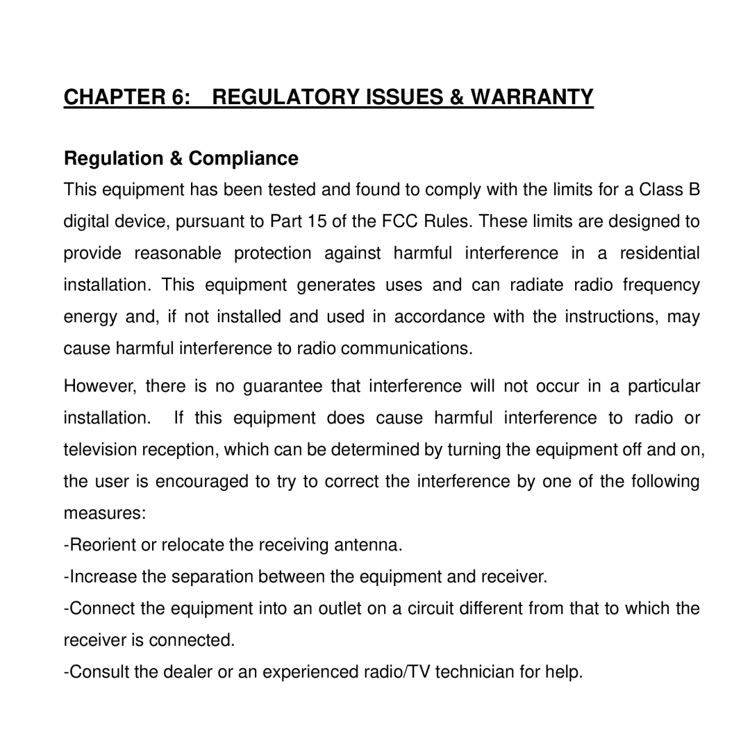 Rollei DF-8 manual Regulatory Issues & Warranty, Regulation & Compliance 