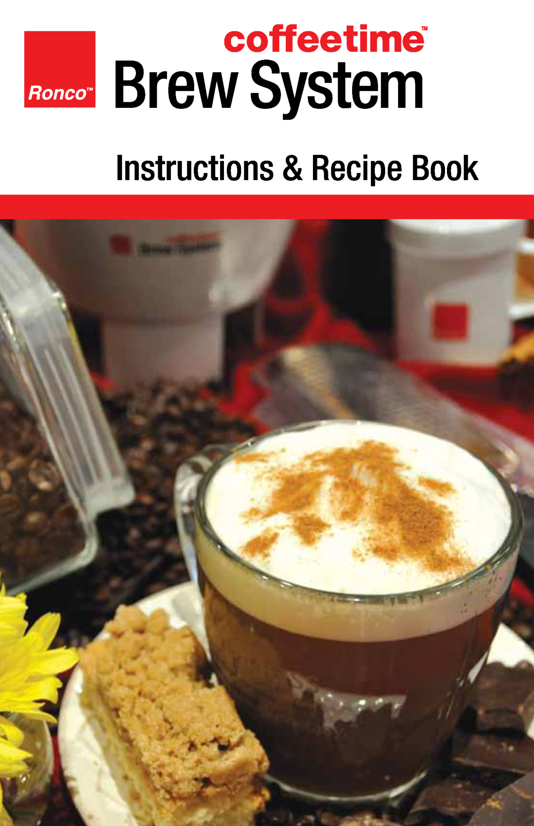 Ronco Coffeemaker manual Instructions & Recipe Book 