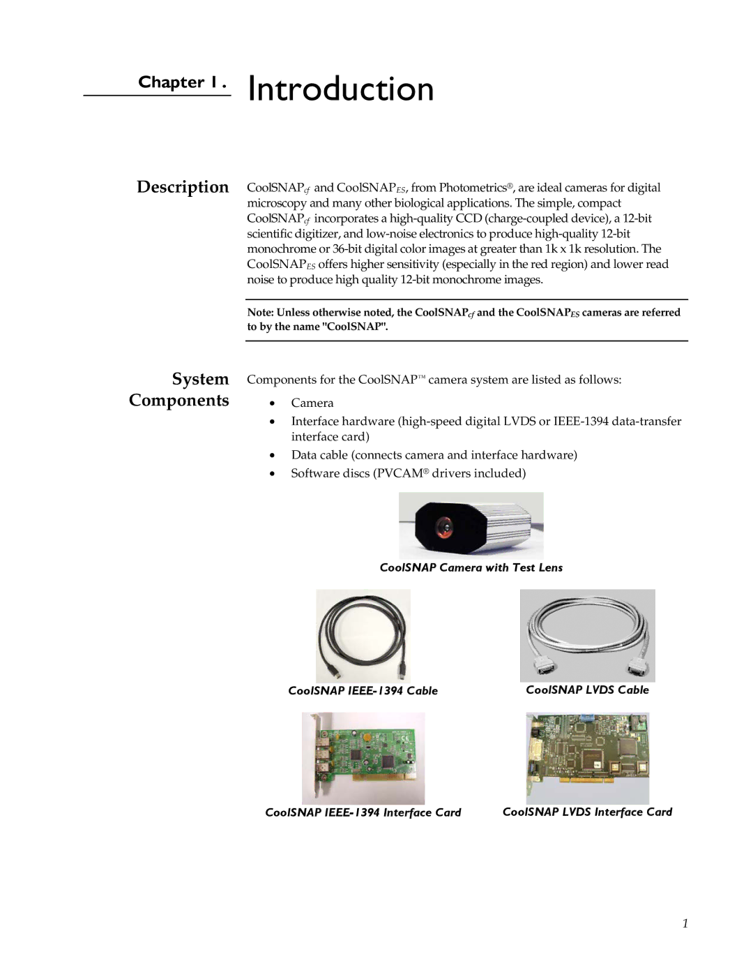 Roper CoolSnap, ES manual Description, System Components 