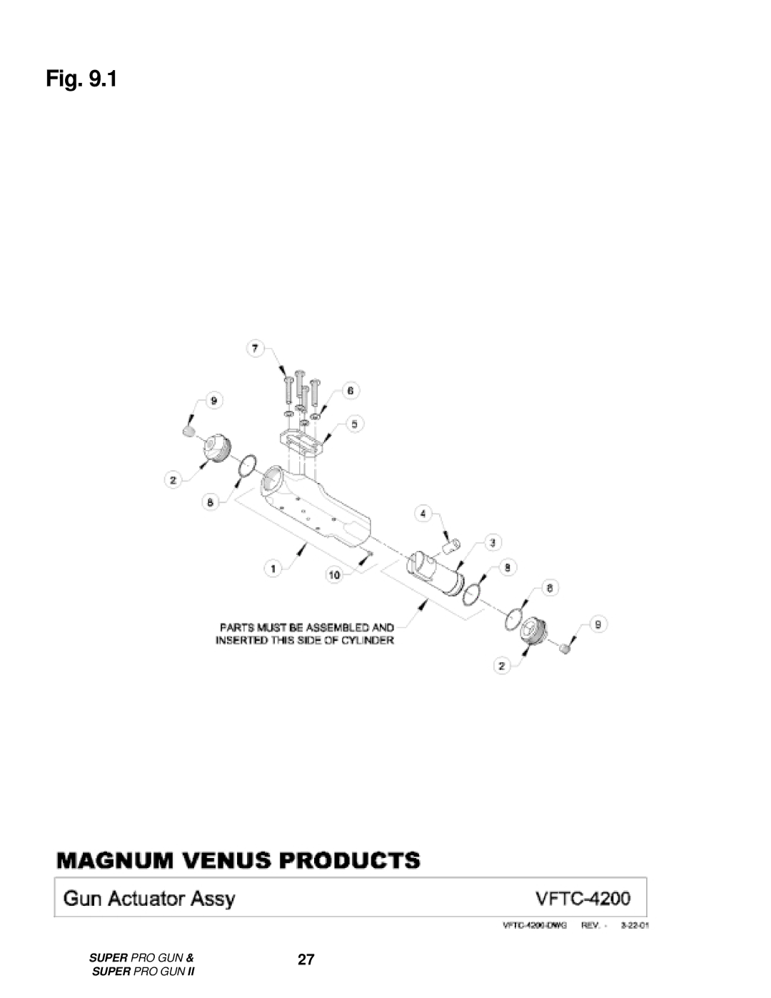 Roper M6707-1-1 manual Super PRO GUN 