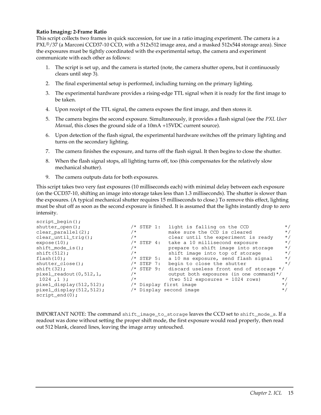 Roper Photometric manual Ratio Imaging 2-Frame Ratio 