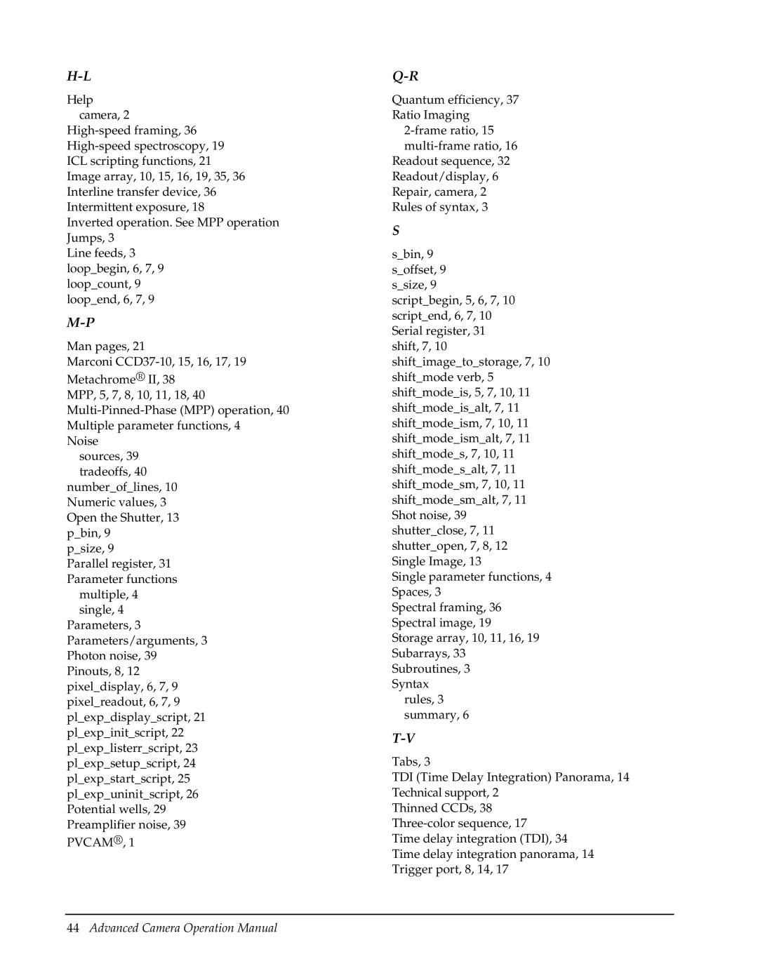 Roper Photometric manual 