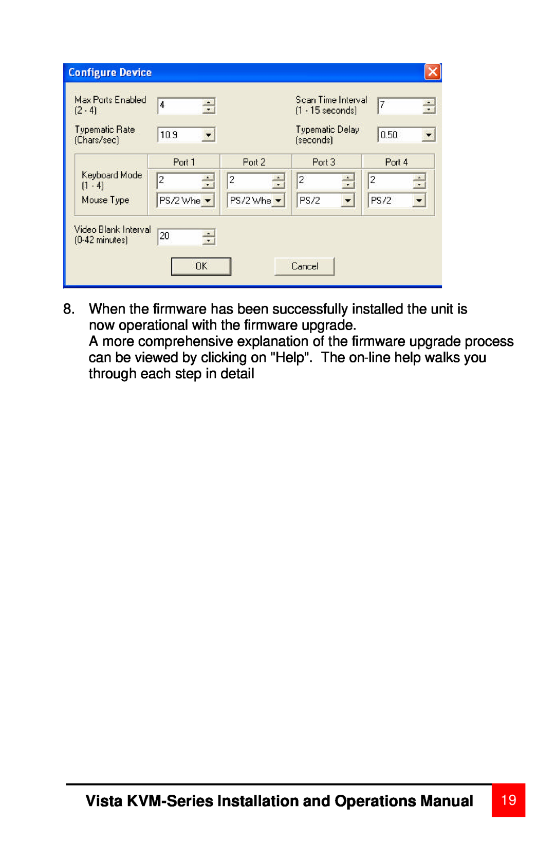 Rose electronic MAN-V8 manual Vista KVM-Series Installation and Operations Manual 
