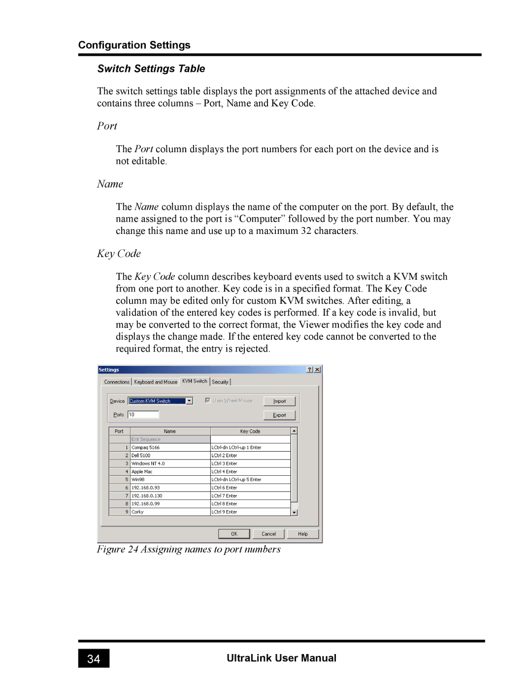 Rose electronic UL-V3 manual Port 