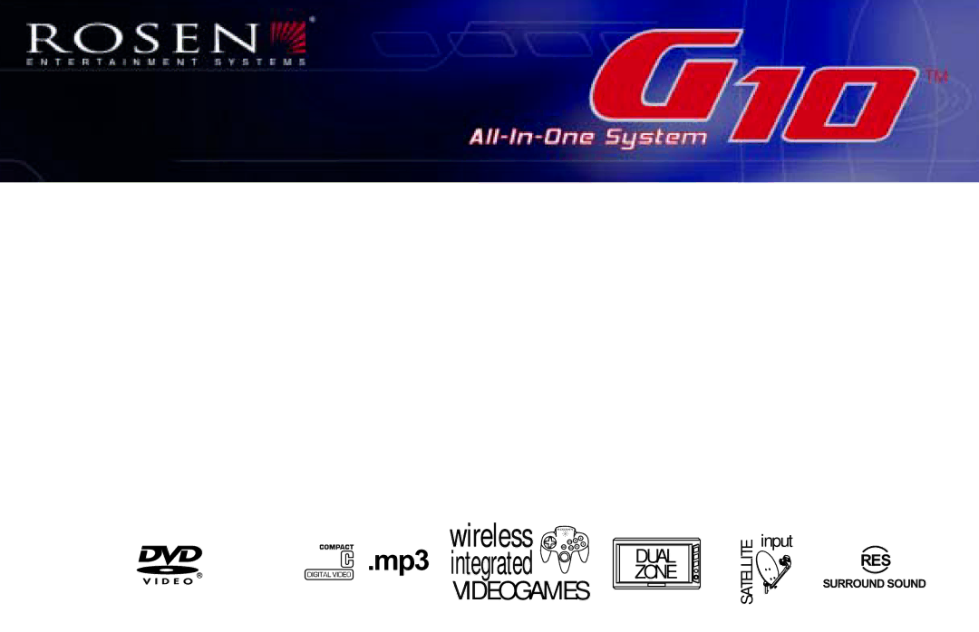 Rosen Entertainment Systems G10 owner manual 