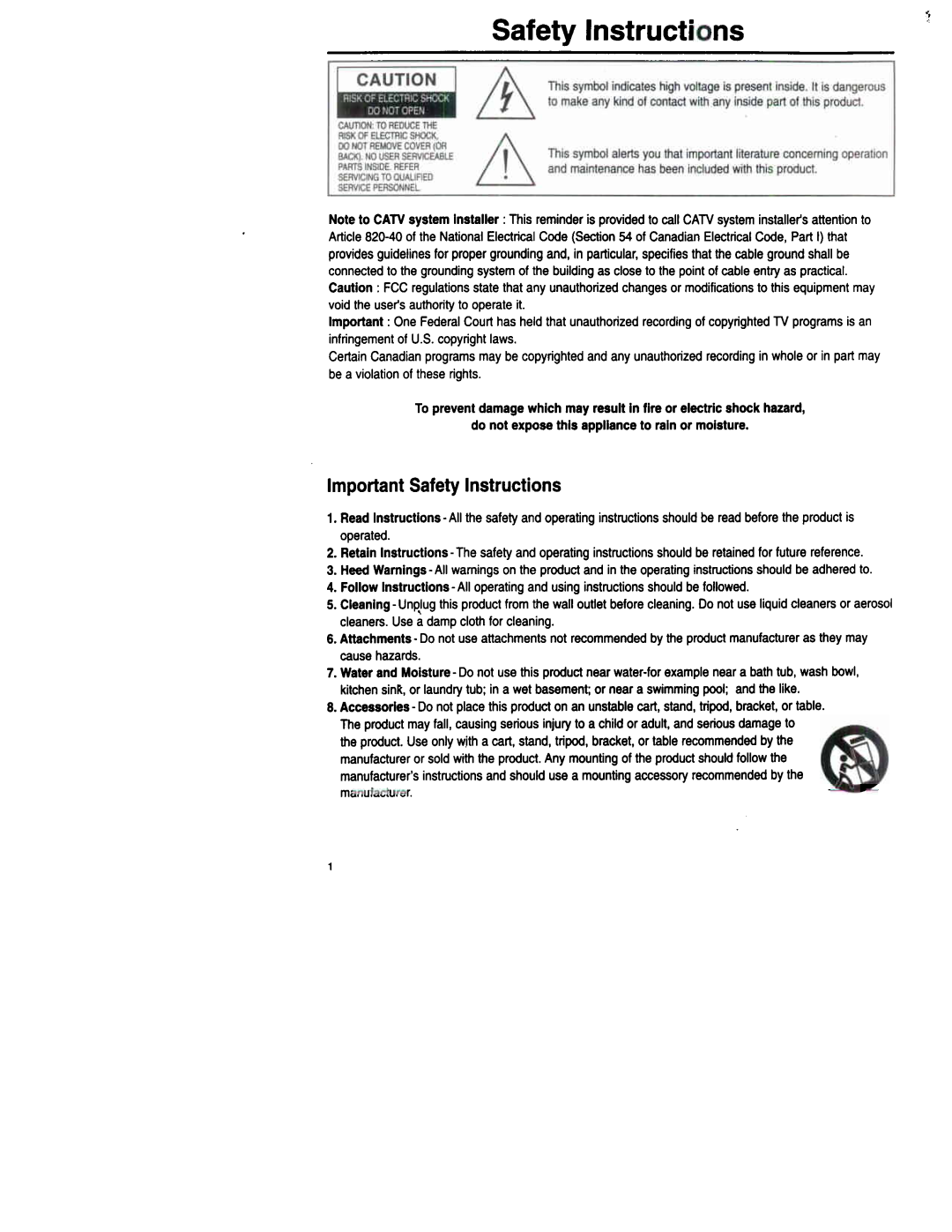 Rosen Entertainment Systems R5000 manual 