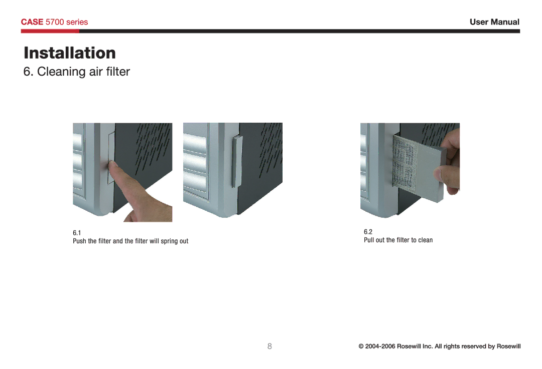 Rosewill 5700 user manual 