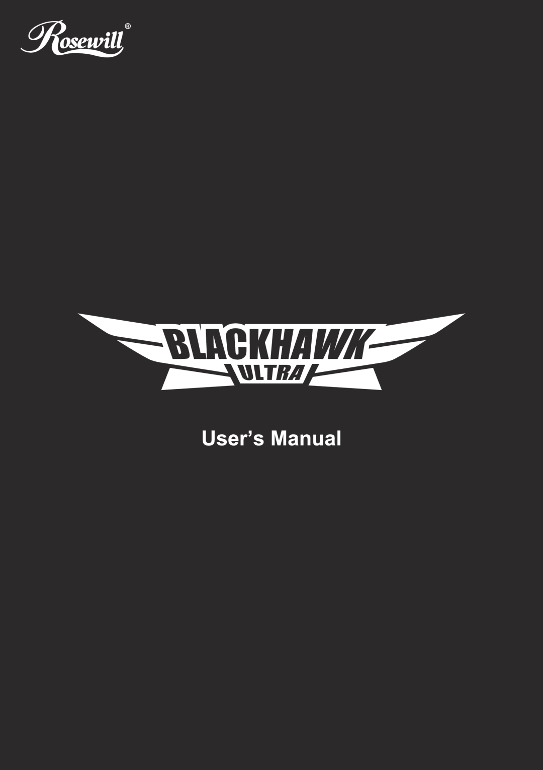 Rosewill BLACKHAWK manual 