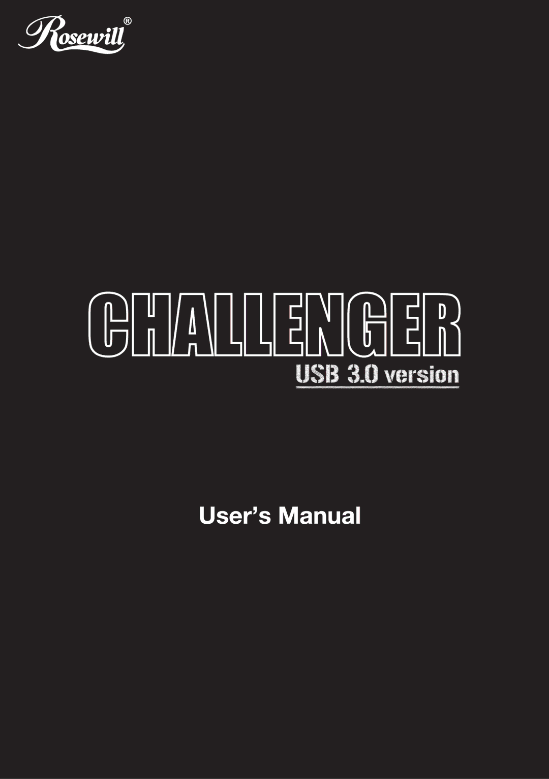 Rosewill CHALLENGER manual 