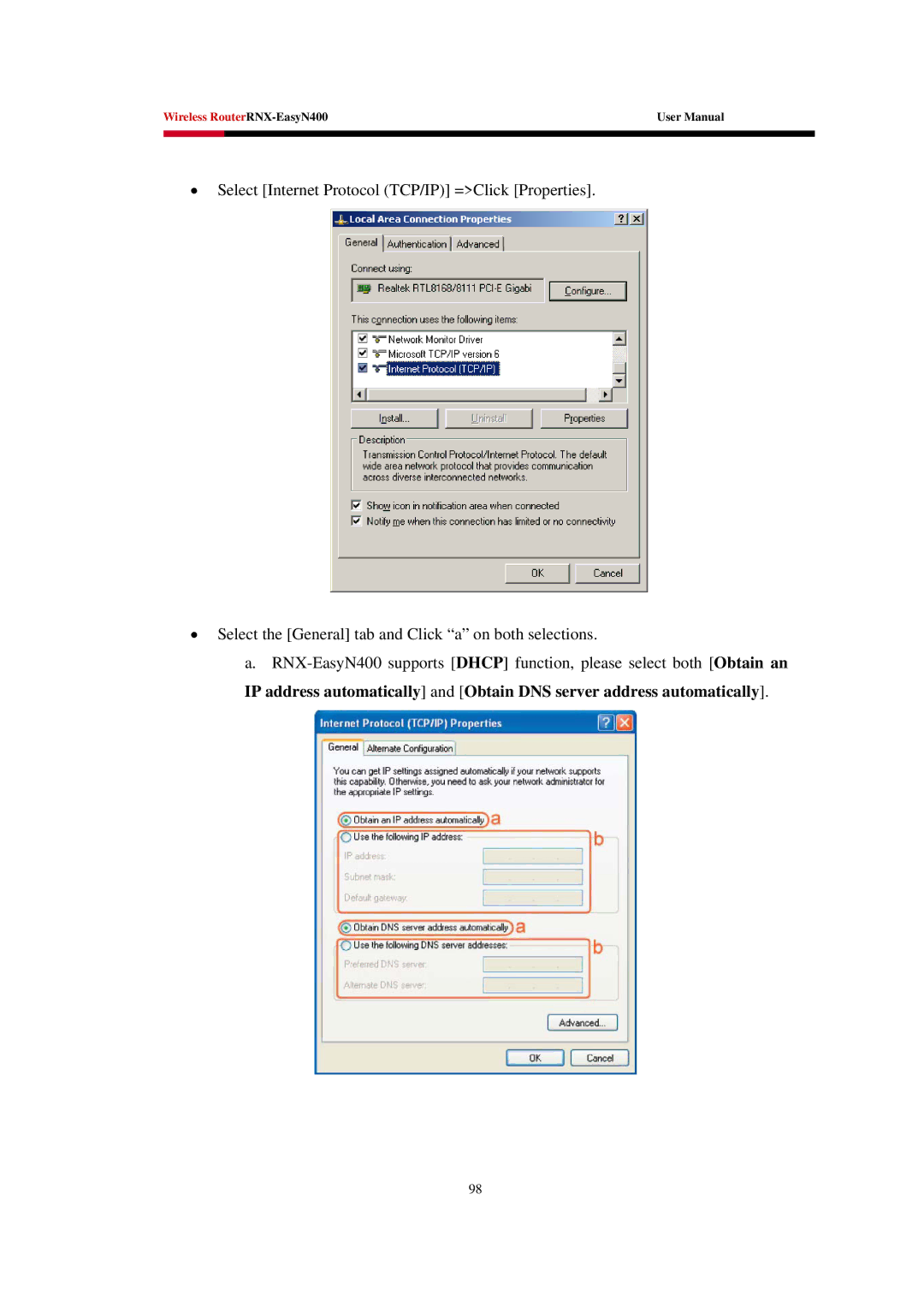 Rosewill EASYN400 user manual Wireless RouterRNX-EasyN400 