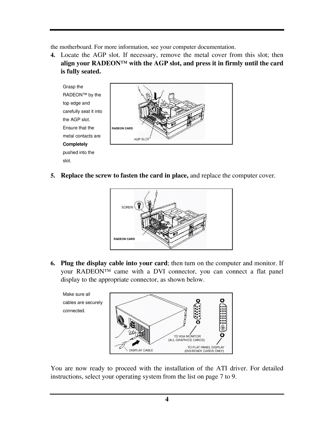 Rosewill G03-ATI9000 user manual Completely 