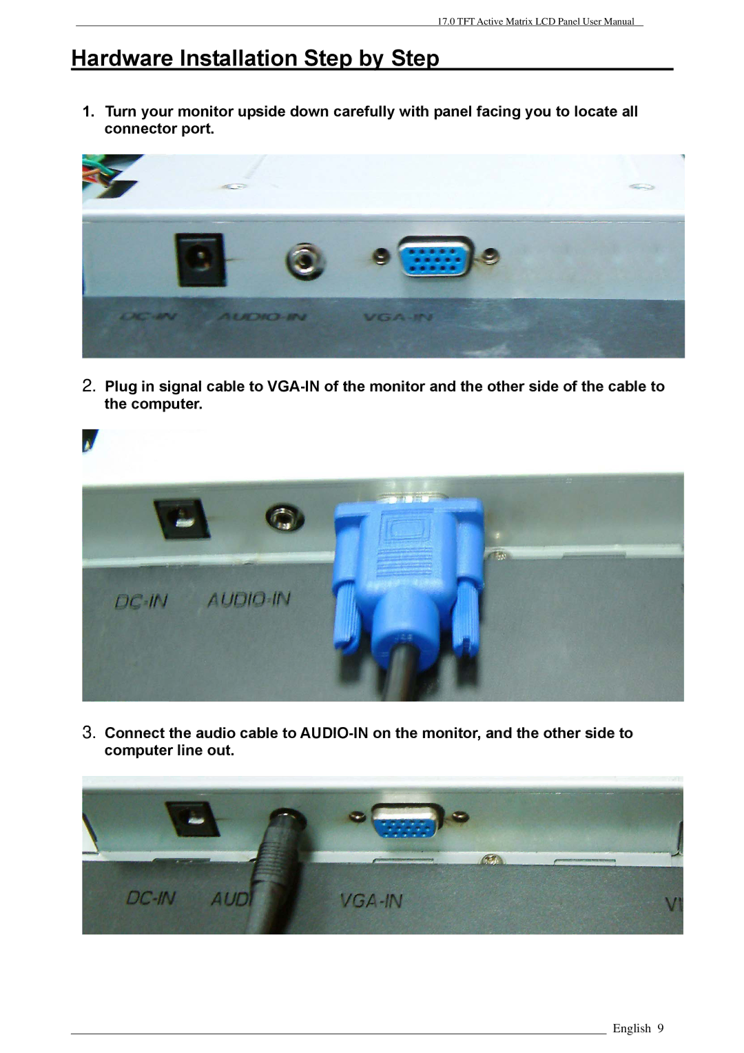 Rosewill PAA050F, LAD6019AB4 user manual Hardware Installation Step by Step 