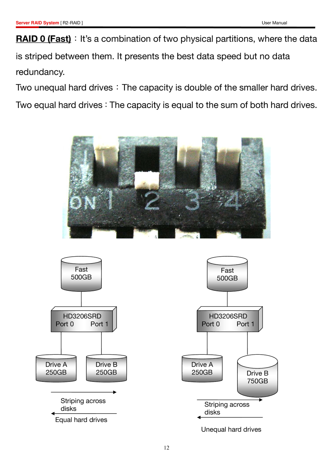 Rosewill R2-RAID user manual Fast 500GB 