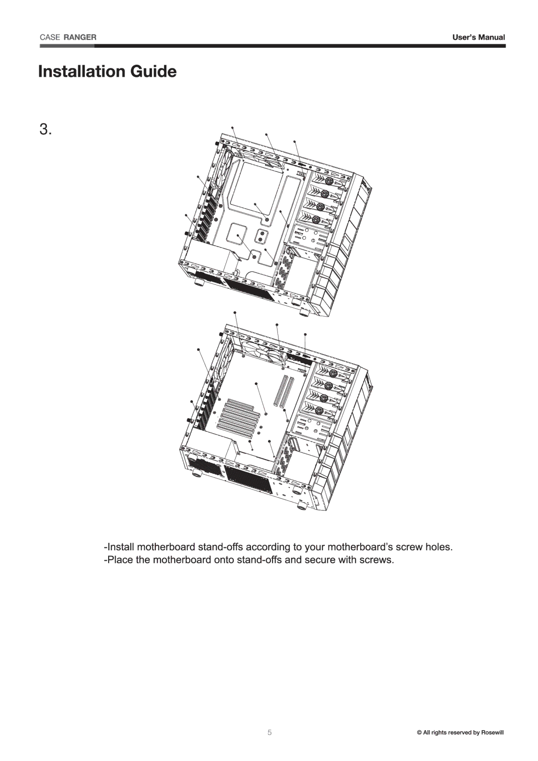 Rosewill ranger manual 