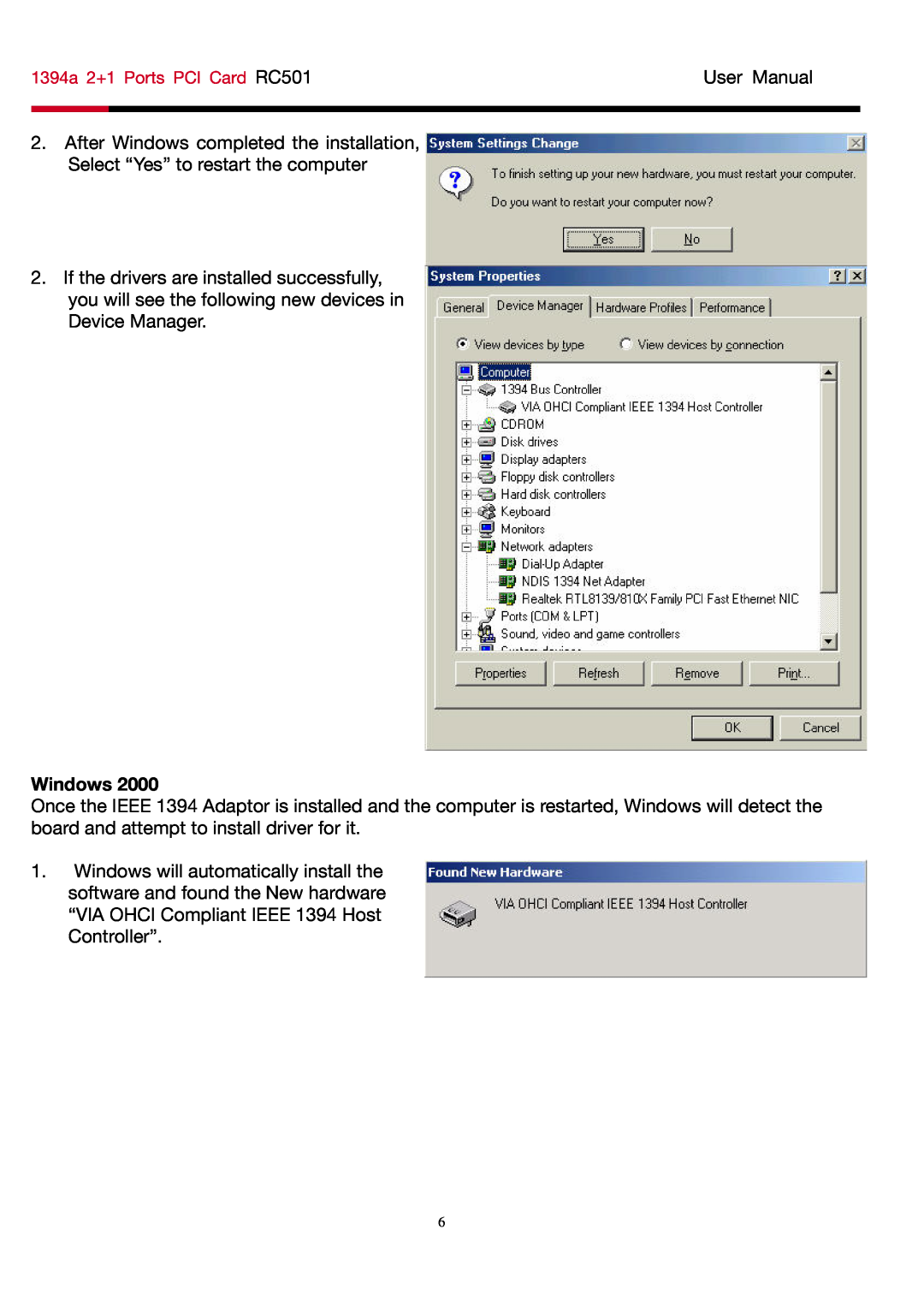 Rosewill RC501 user manual Windows 