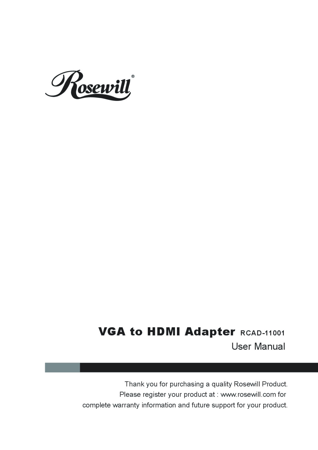 Rosewill RCAD-11001 user manual Equipments need for installation, You made it!!! You can enjoy playing any video, Set Up 