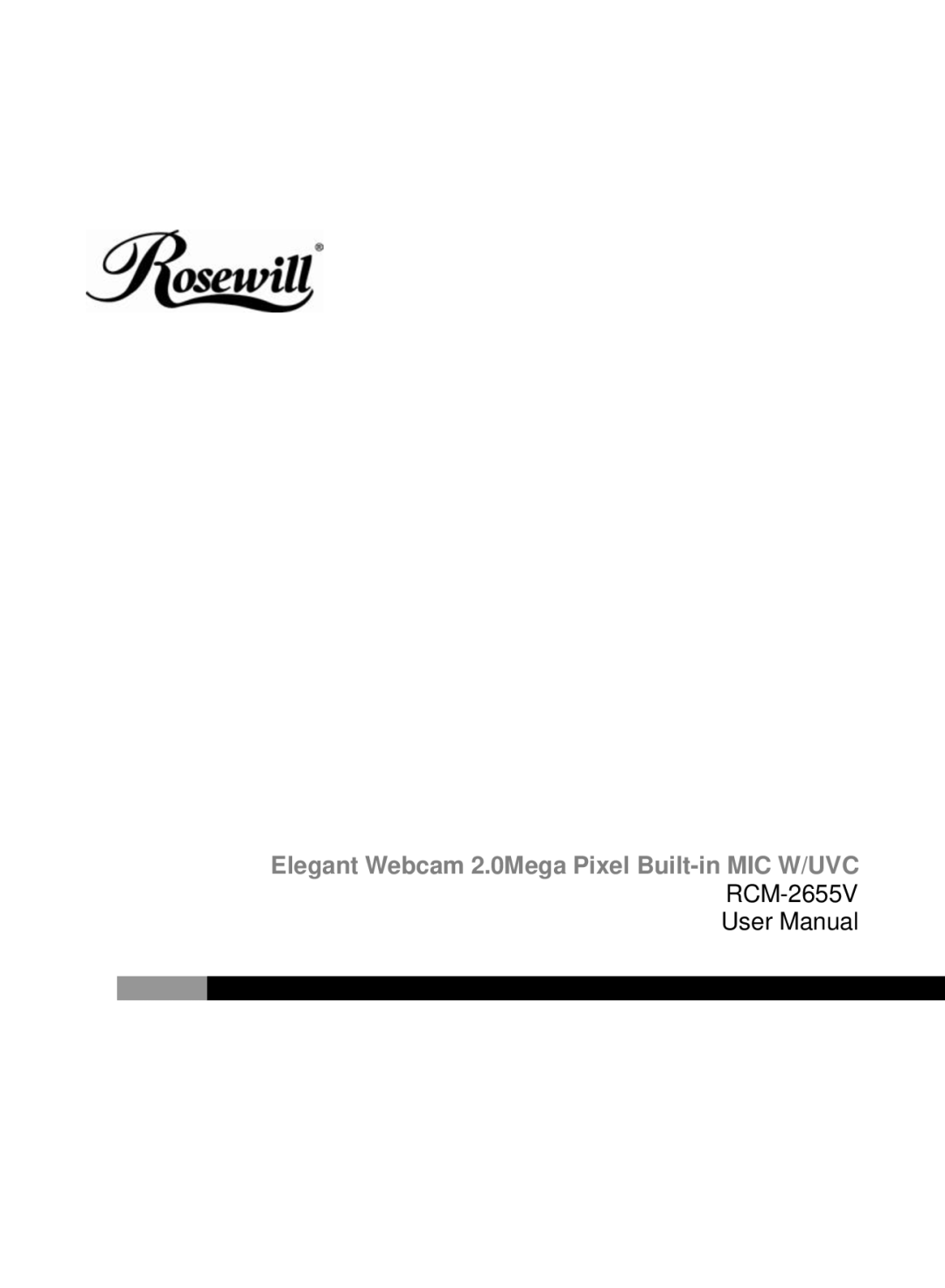 Rosewill rcm-2655-v user manual 