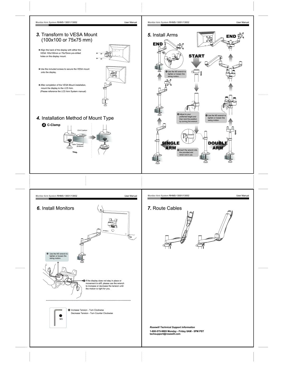 Rosewill RHMS-13001 manual 