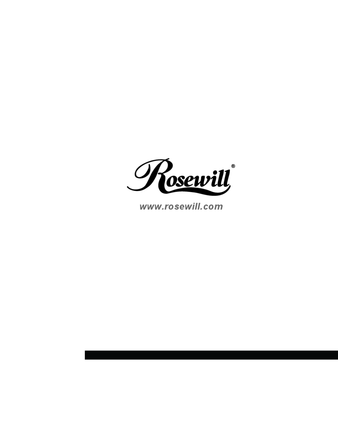 Rosewill RIWC-11001 user manual 