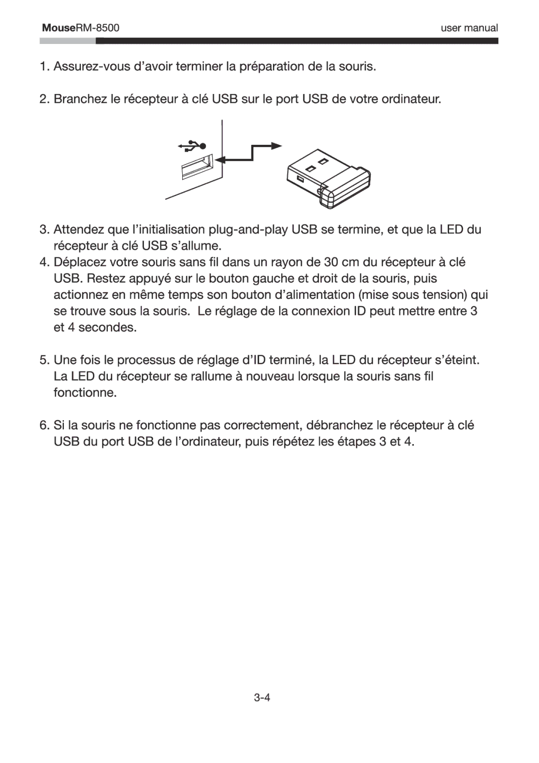 Rosewill RM-8500 user manual 