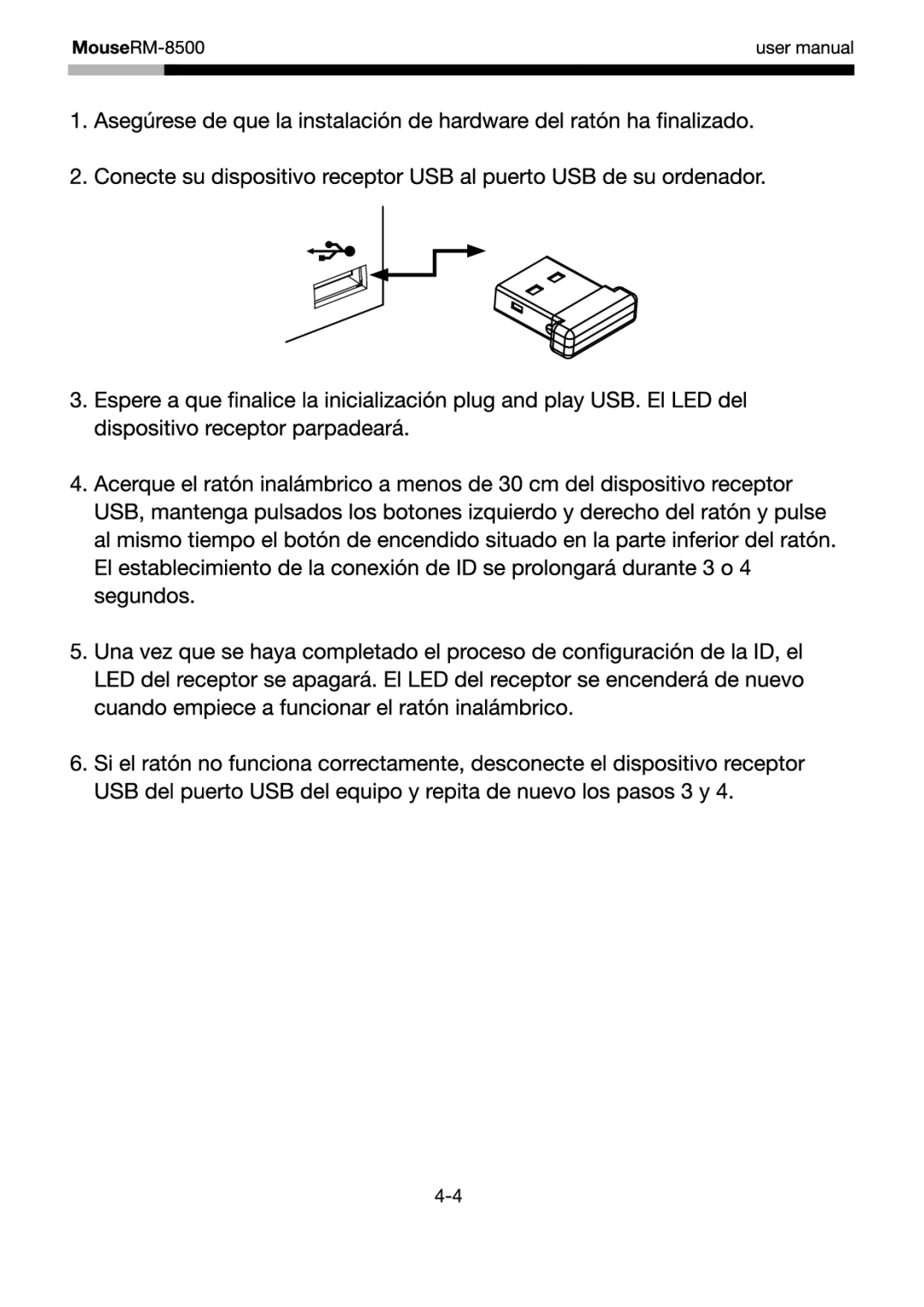 Rosewill RM-8500 user manual 