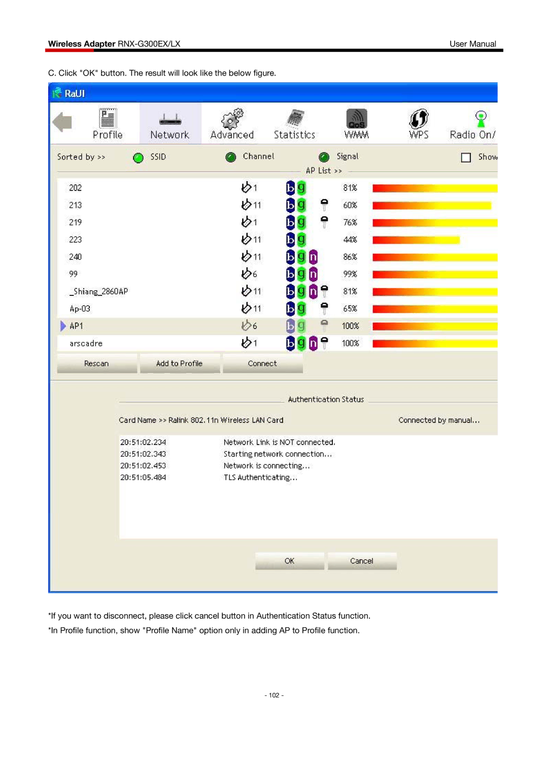 Rosewill RNX-G300EXLX user manual 102 