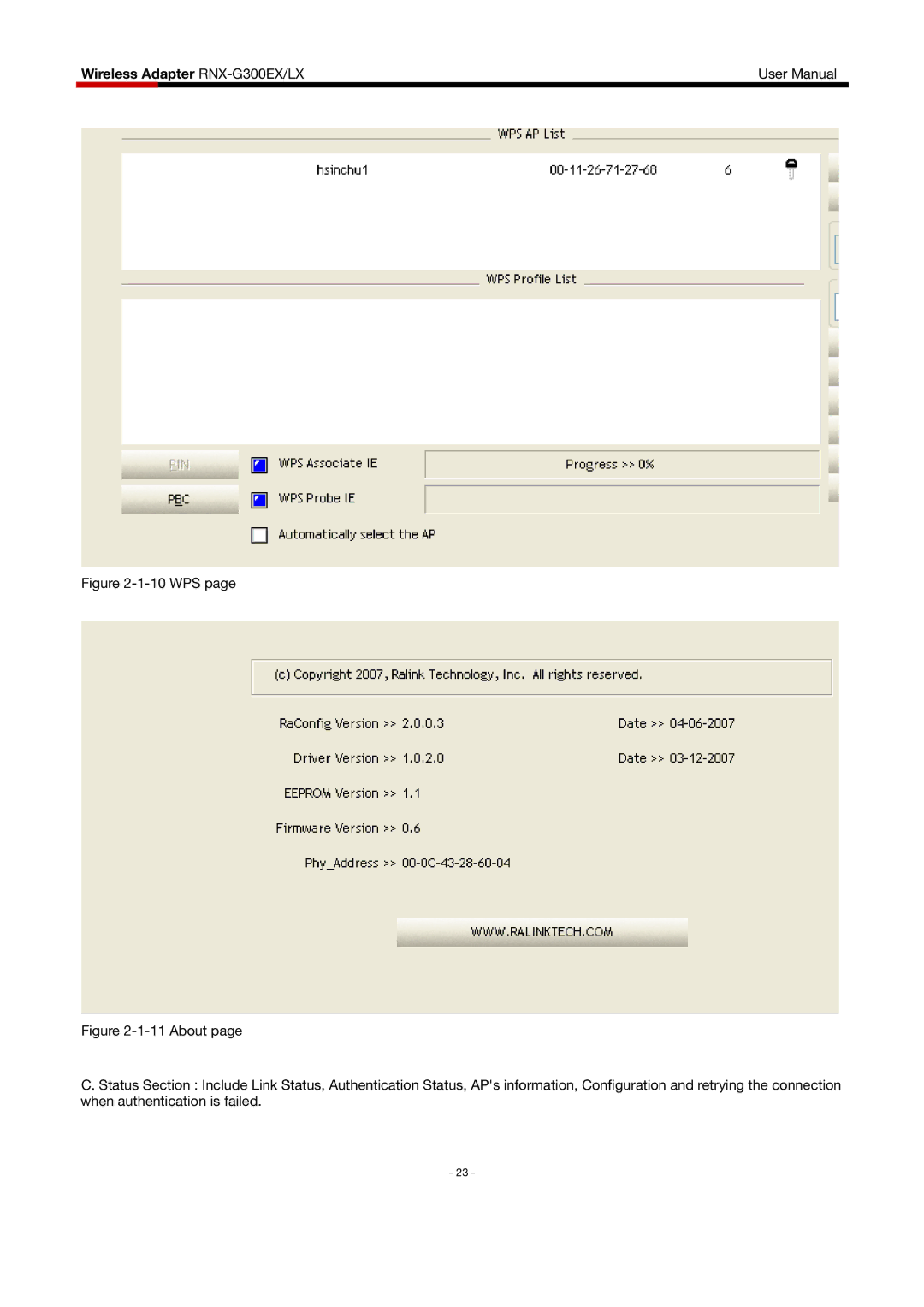 Rosewill RNX-G300EXLX user manual 10 WPS 