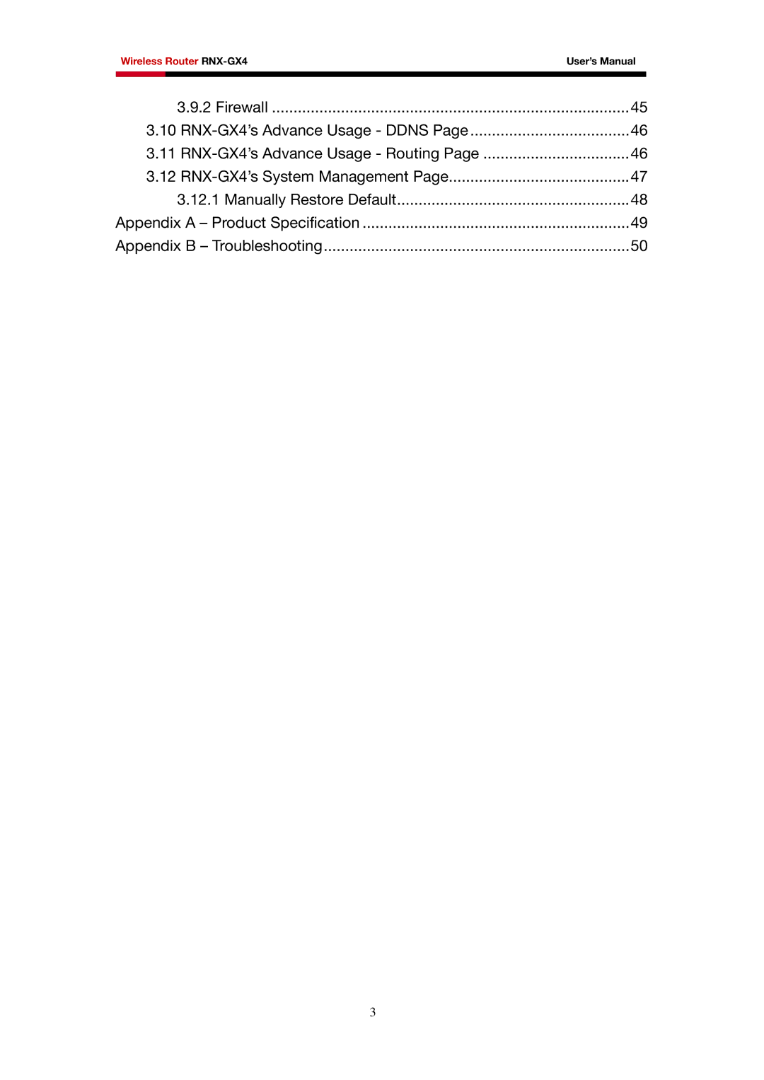 Rosewill RNX-GX4 user manual Firewall 