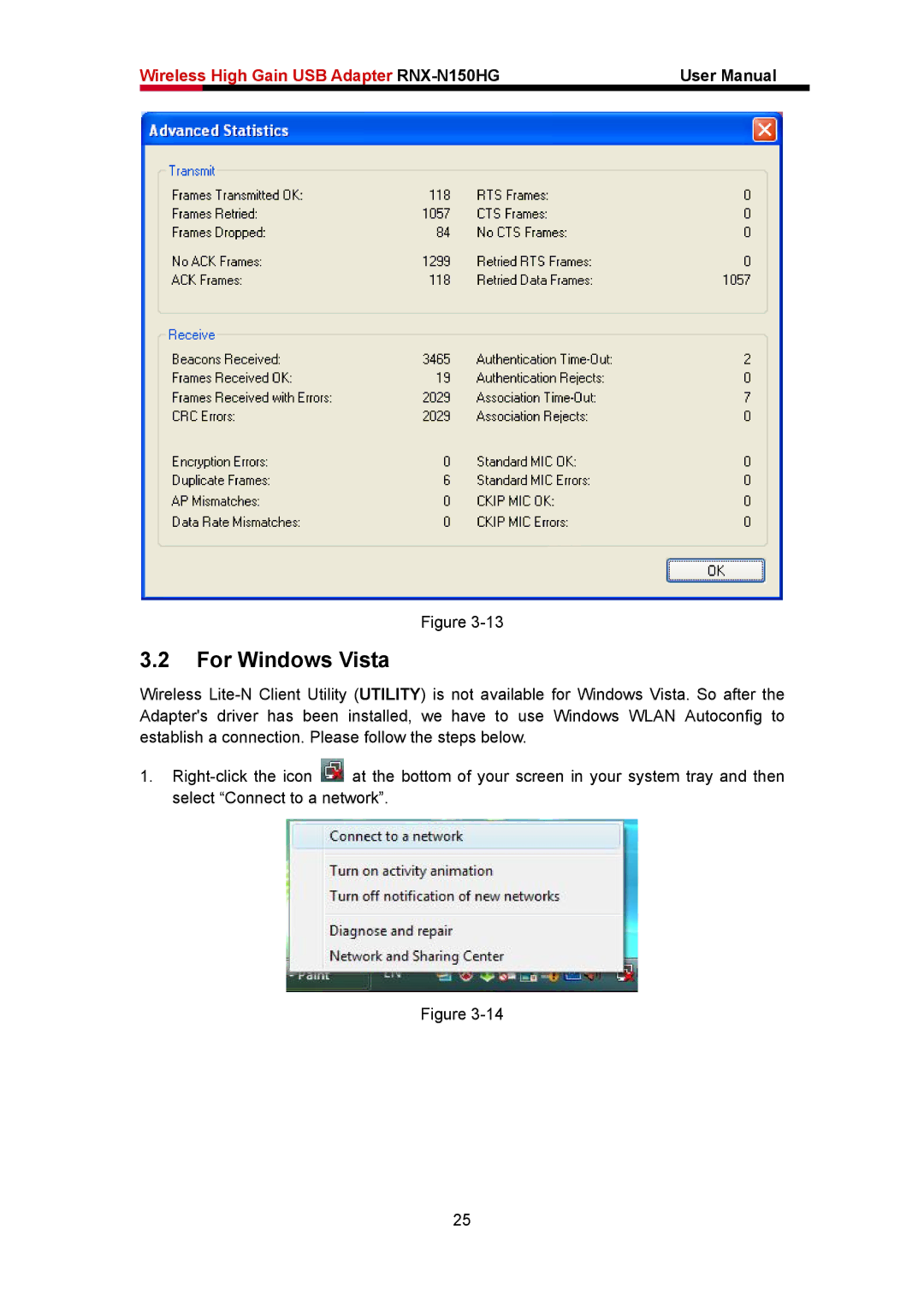 Rosewill RNX-N150HG user manual For Windows Vista 