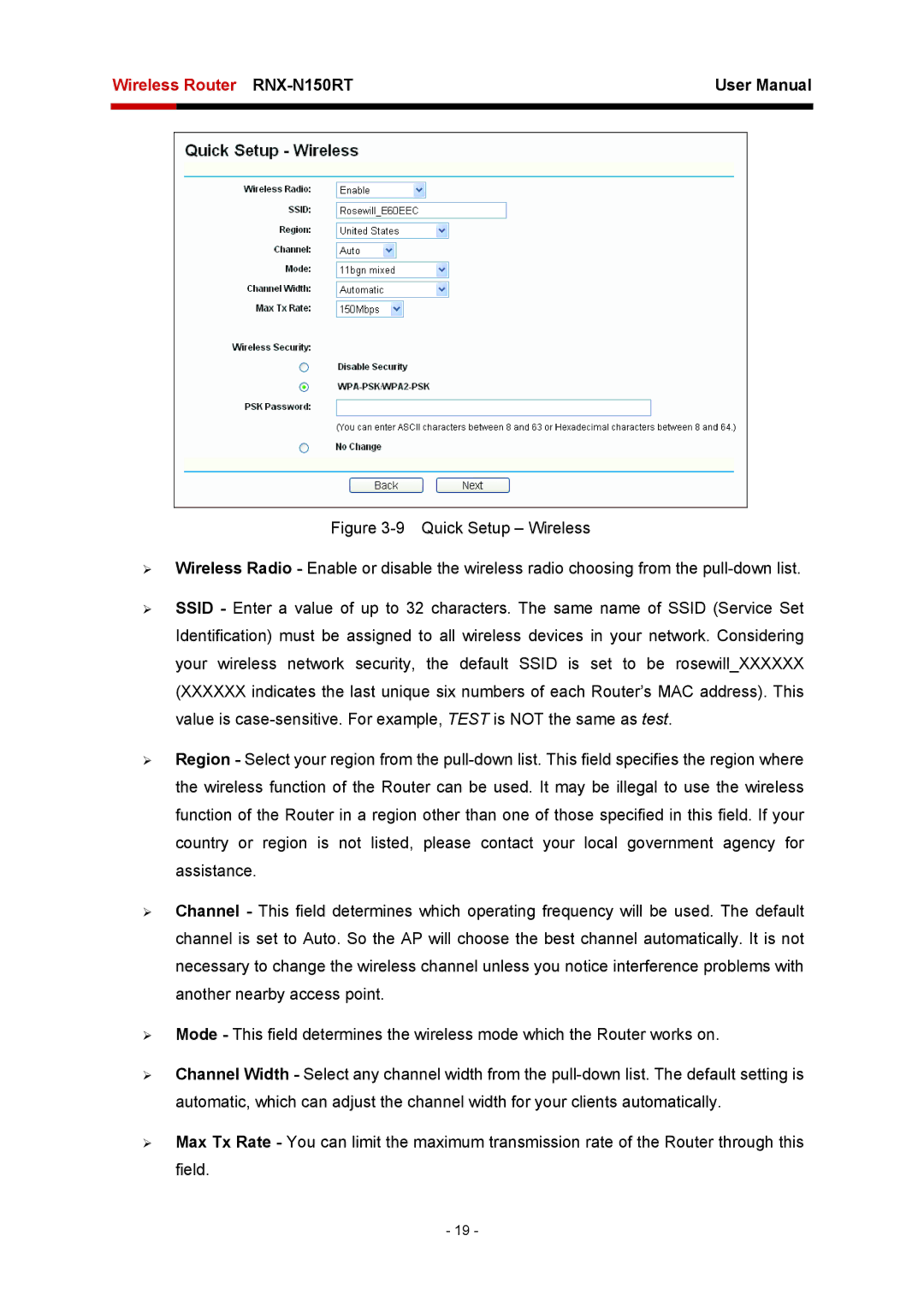 Rosewill user manual Wireless Router RNX-N150RT 