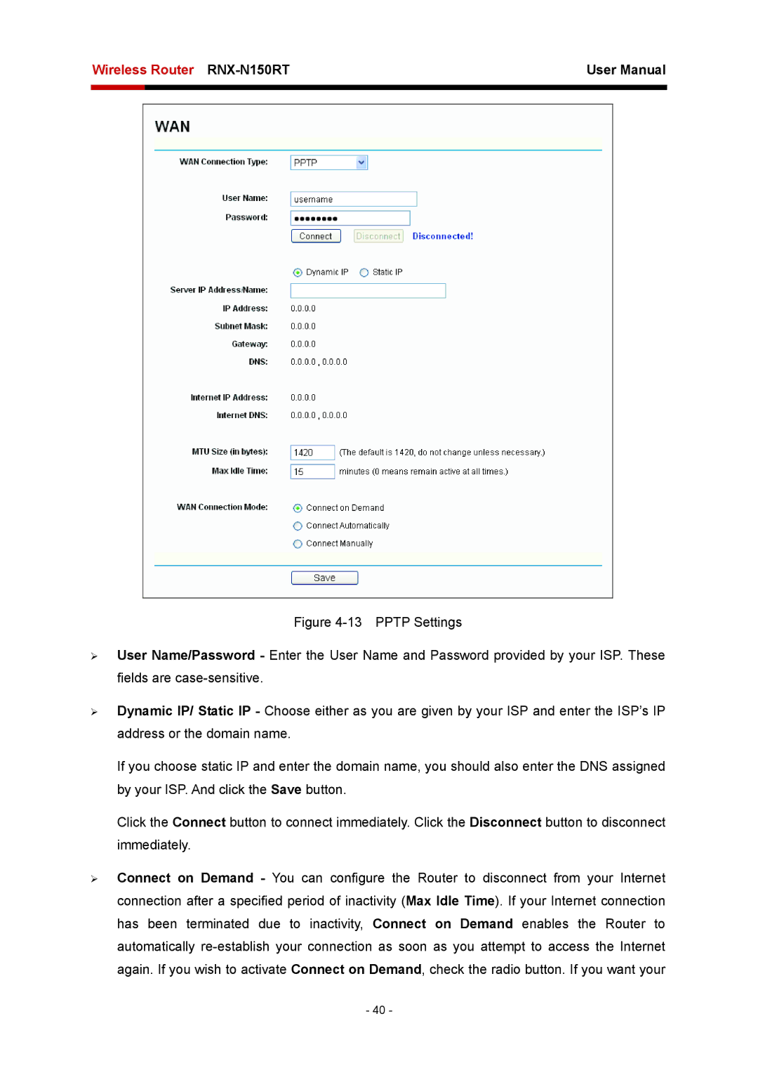 Rosewill user manual Wireless Router RNX-N150RT 