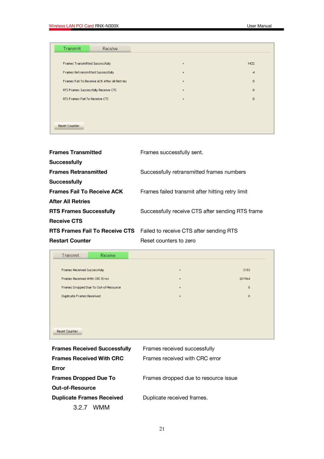 Rosewill RNX-N300X user manual 7 WMM 