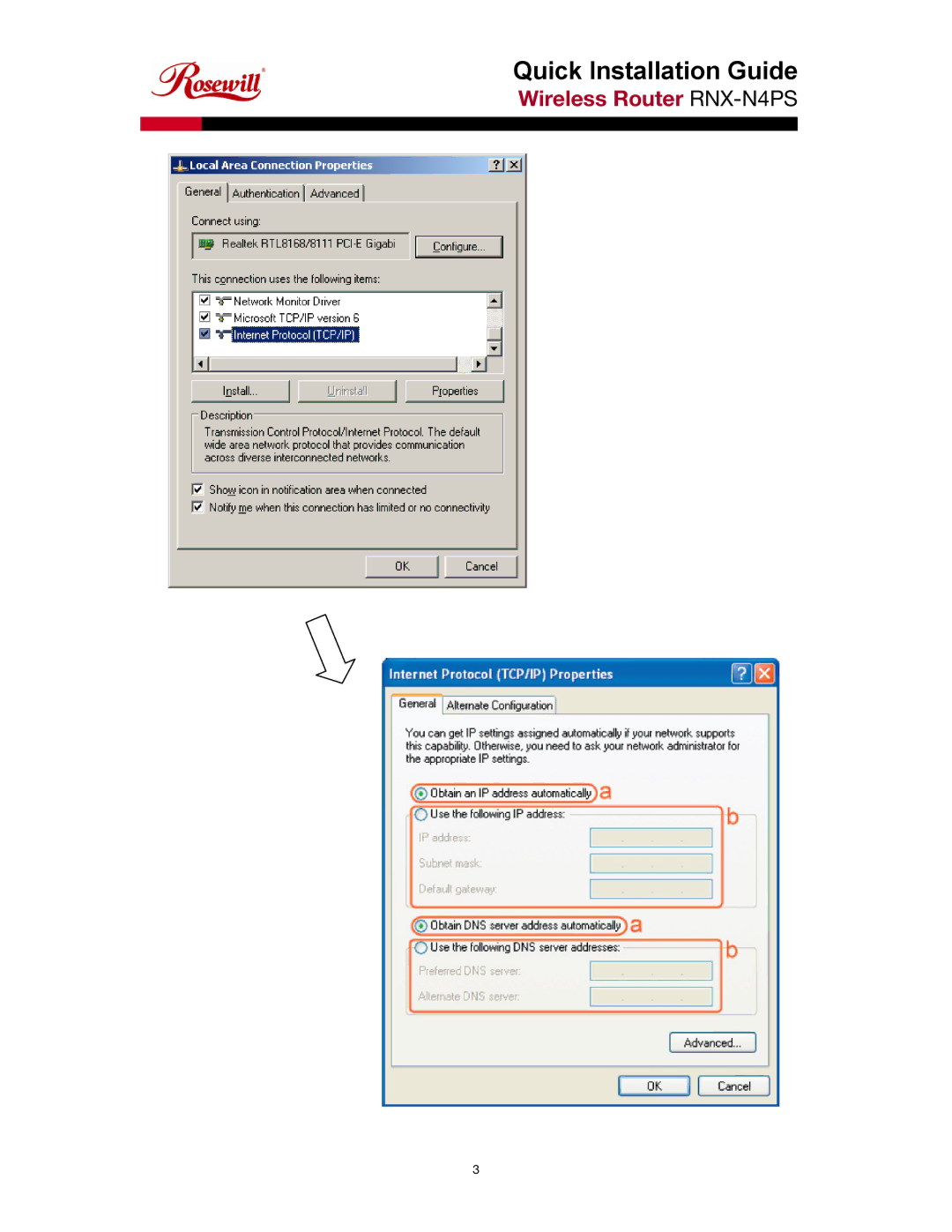 Rosewill RNX-N4PS manual Quick Installation Guide 